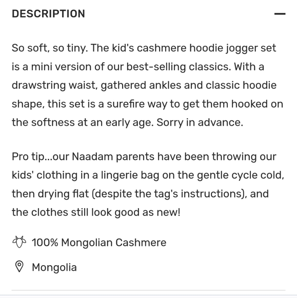 NAADAM 100% Cashmere Hoodie Jogger Set - Picture 11 of 14